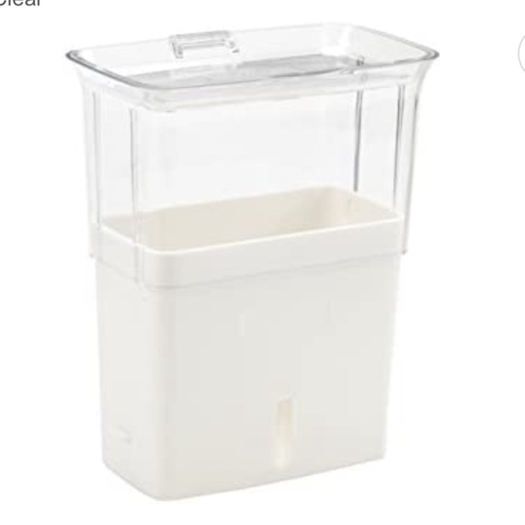 COLE & MASON H105159U Self-Watering cut Herb Keeper, Cut, White/Clear - Picture 4 of 4